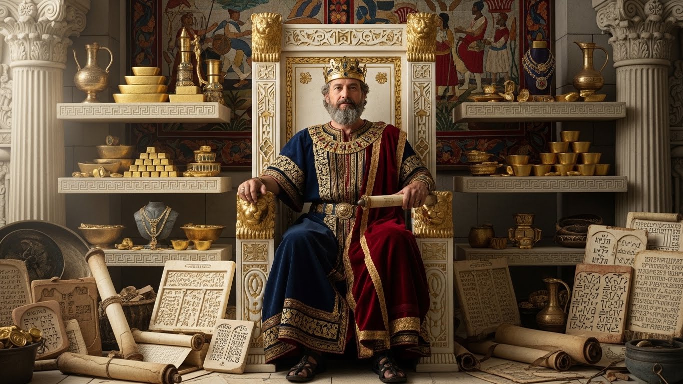 CAPÍTULO 10 - PARTE 2 O Reino de Ouro: O Auge e o Brilho Incomparável de Salomão